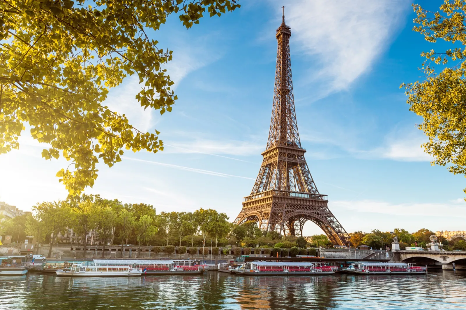 Paris, the Eiffel Tower and the Seine